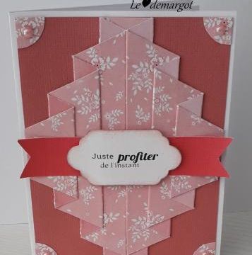 Carte à plis couchés / pas à pas