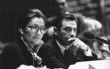 Simone Veil présidente du Parlement Européen