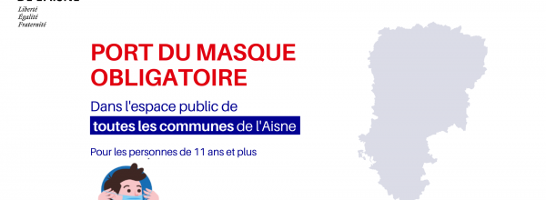 COVID19 : Renforcement des mesures dans l'Aisne