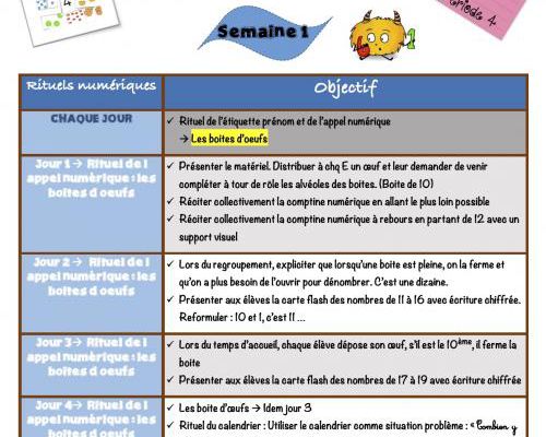 Prog math GS Période 4 MHM + mix 3 méthodes