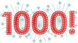1000 VISITEURS !!! 