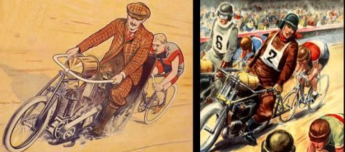 Le demi-fond c'est VÉLO + MOTO