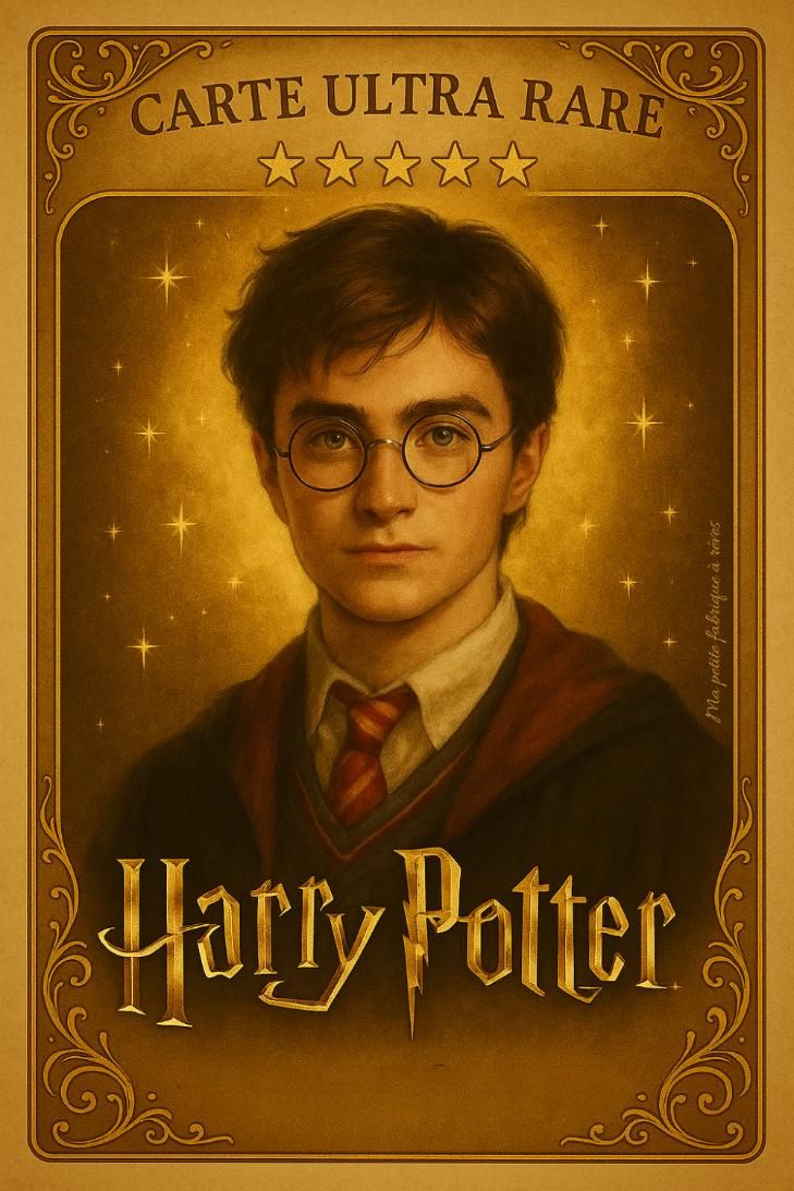 Carte Harry Potter à imprimer gratuitement