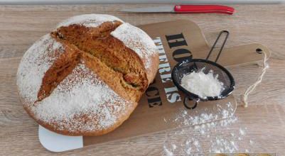 Irish soda bread (pain irlandais express)