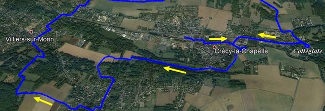 Crécy-la-Chapelle : le circuit