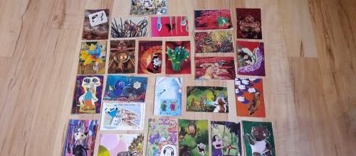 Les cartes de l'Avent pour Bettina