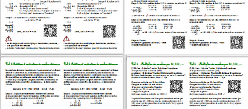 Leçons de Calcul CM2 avec QR Codes