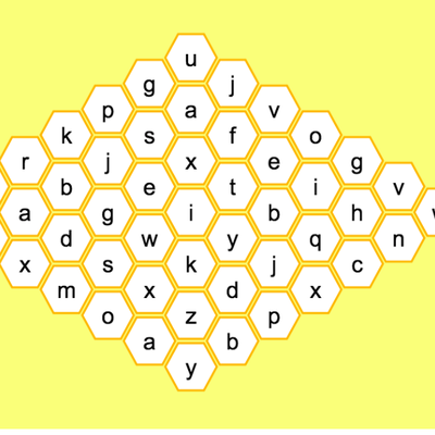 Anglais : les lettres de l'aphabet 
