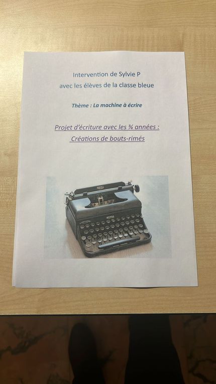 Album photo :  projet d'écriture Classe Bleue 2025