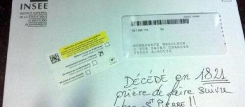 Le drôle de courrier de l'Insee à Napoléon