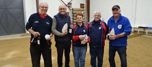 Résultats Concours Vétérans du 16 novembre 2017 au boulodrome