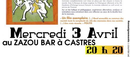 Info en partage : projection débat "La double face de la monnaie" à Mazamet !