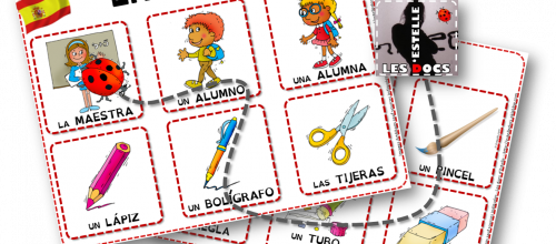 Imagier en espagnol - En clase