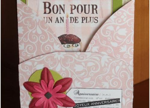 Scrap / Petite pochette à tags