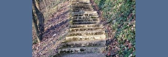 Lundi de l'autre côté de mon escalier...