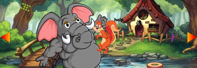 Squirrel trapped to giant elephant soluce