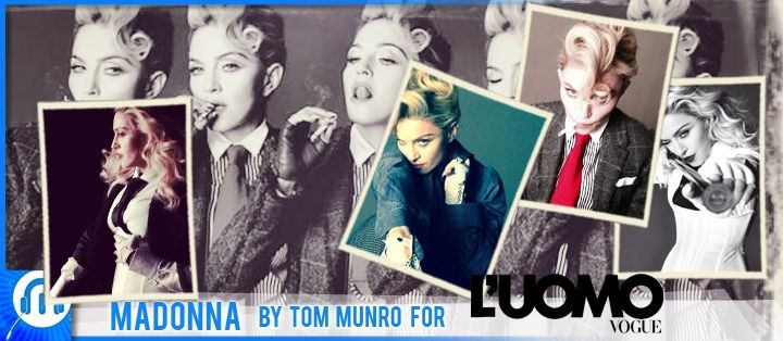 Madonna by Tom Munro For L\'Uomo Vogue