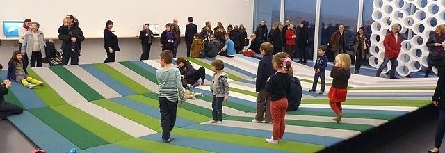 Textile Field des Bouroullec au Centre Pompidou-Metz...