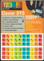 Clavier Dys : un chemin coloré pour chaque doigt (disponible chez Boulanger)