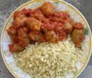 Rougail de saucisses fumées