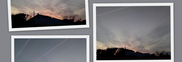 Le ciel au matin du 1er septembre...