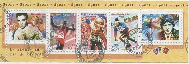 "le siècle au fil du timbre" : LE SPORT