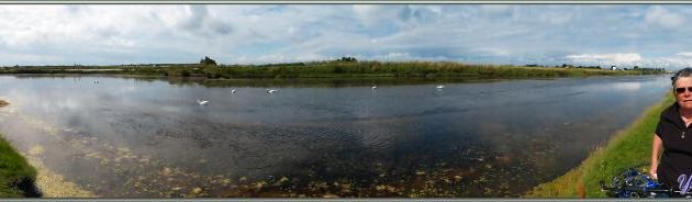 Test de la fonction " panorama automatique " avec mon Panasonic Lumix FZ200 : A bicyclette - La Couarde sur Mer - Ile de Ré - 17