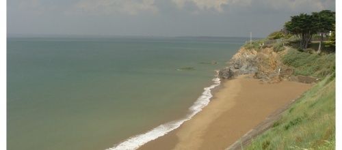 Tharon plage , ciel d'orage
