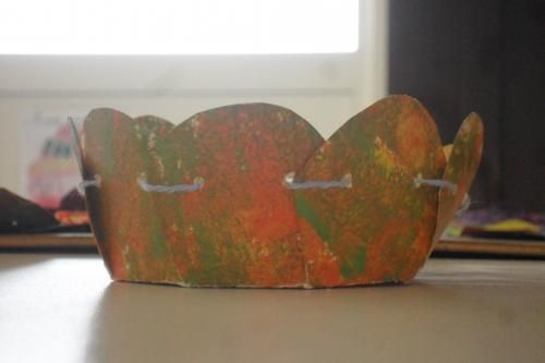 * Bricolage: un panier de pâques fleur