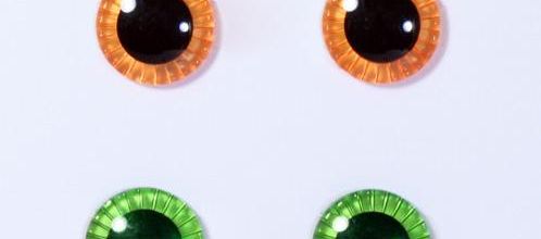 Eyechips Apricot & Light Green