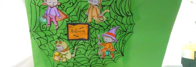 Mail art Halloween .