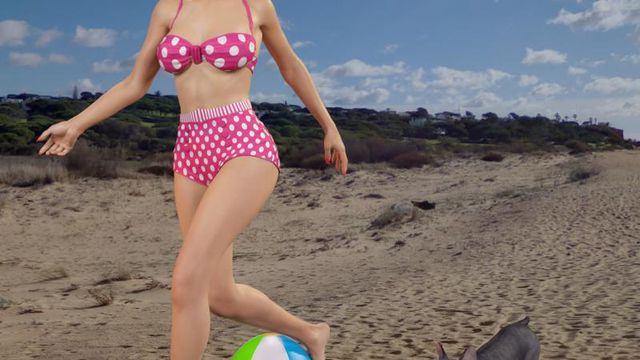 Création : Un petit tour à la plage (DazStudio)