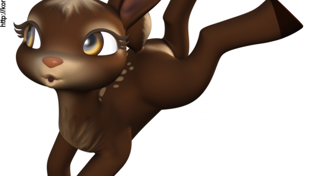 Tube de petit daim (render-image)
