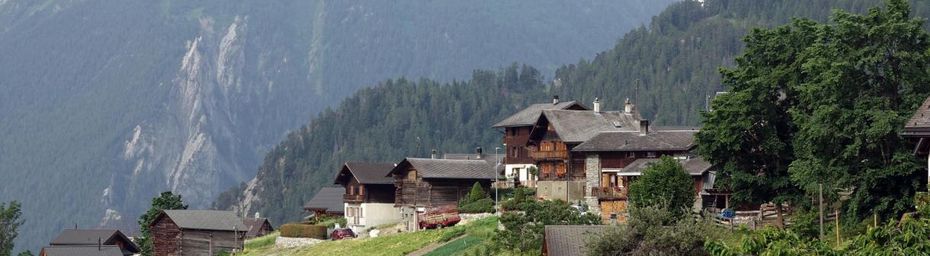 Le Levron, un petit village du val de Bagnes
