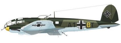Bombardier Heinkel 111B dans la Bataille d'Angleterre