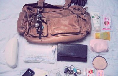 Inside my bag, you'll find... Uh, what ?