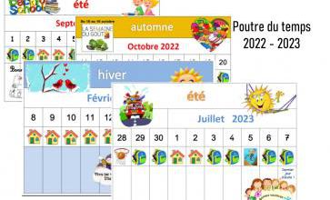 Poutre du temps 2022 - 2023