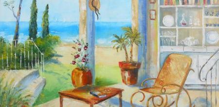 Tableau du samedi 173  : Patio d'été