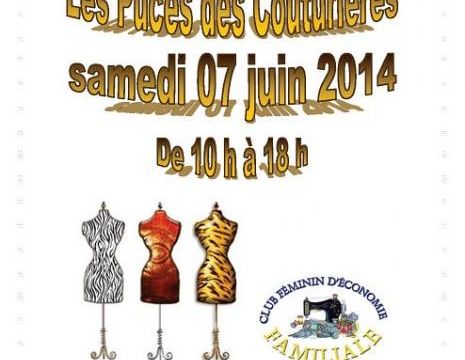 Puces des couturières à La Londe les Maures le 7 juin 2015