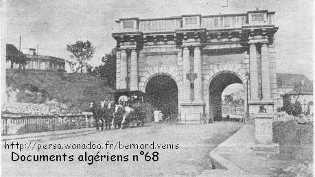 .porte d'isly 1905 et La place Bugeaud en 1953