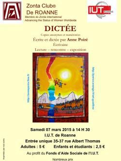 Dictée du Zonta-Club à l'IUT