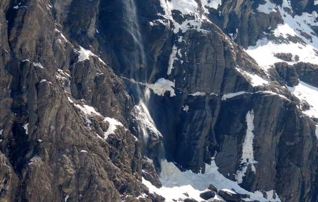 la chute d'eau à Gavarnie
