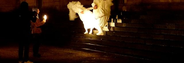 Metz / Fêtes de la Mirabelle 2015 / FierS à cheval avec la Compagnie Quidams...