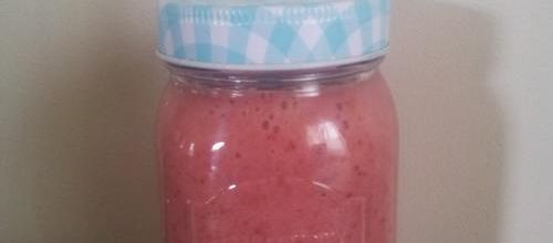 Purée de fruits crus