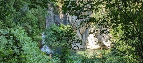 une cascade à Sospel 