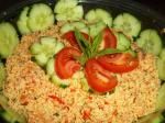Taboulé au saumon fumé et pignons