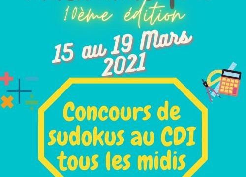 10ème semaine des mathématiques 