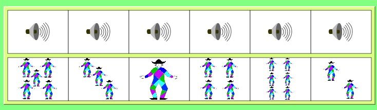 Mathématiques, maternelle, MS, numération, enseignement, Jclic, TICE, carnaval, Arlequin