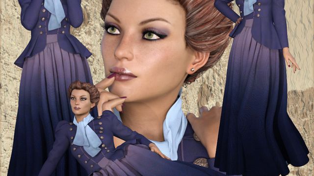Bérengère : Tube de femme victorienne