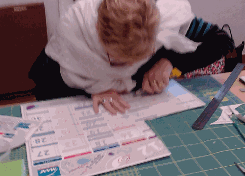 Cartonnage et broderie